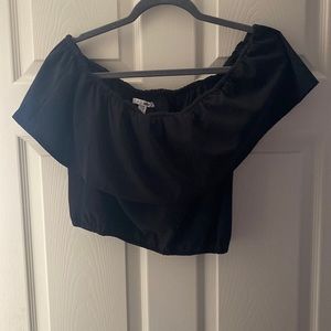 Black Crop Top